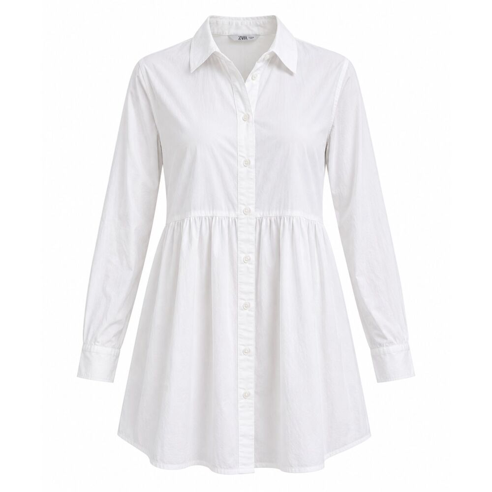 Stradivarius Women's White Dress